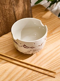 The Lord of the Rings Middle-earth Mountains Ramen Bowl with Chopsticks - BoxLunch Exclusive