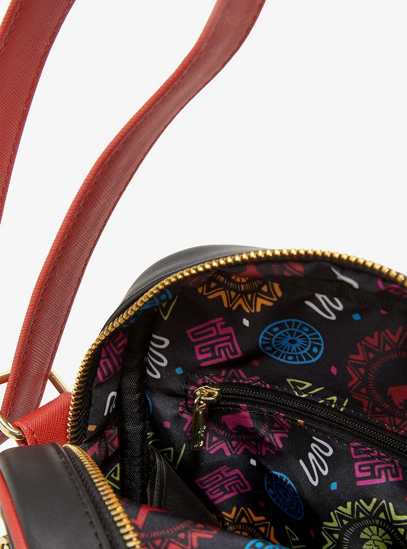 Loungefly Disney The Emperor's New Groove Kuzco Patterned Crossbody Bag - BoxLunch Exclusive