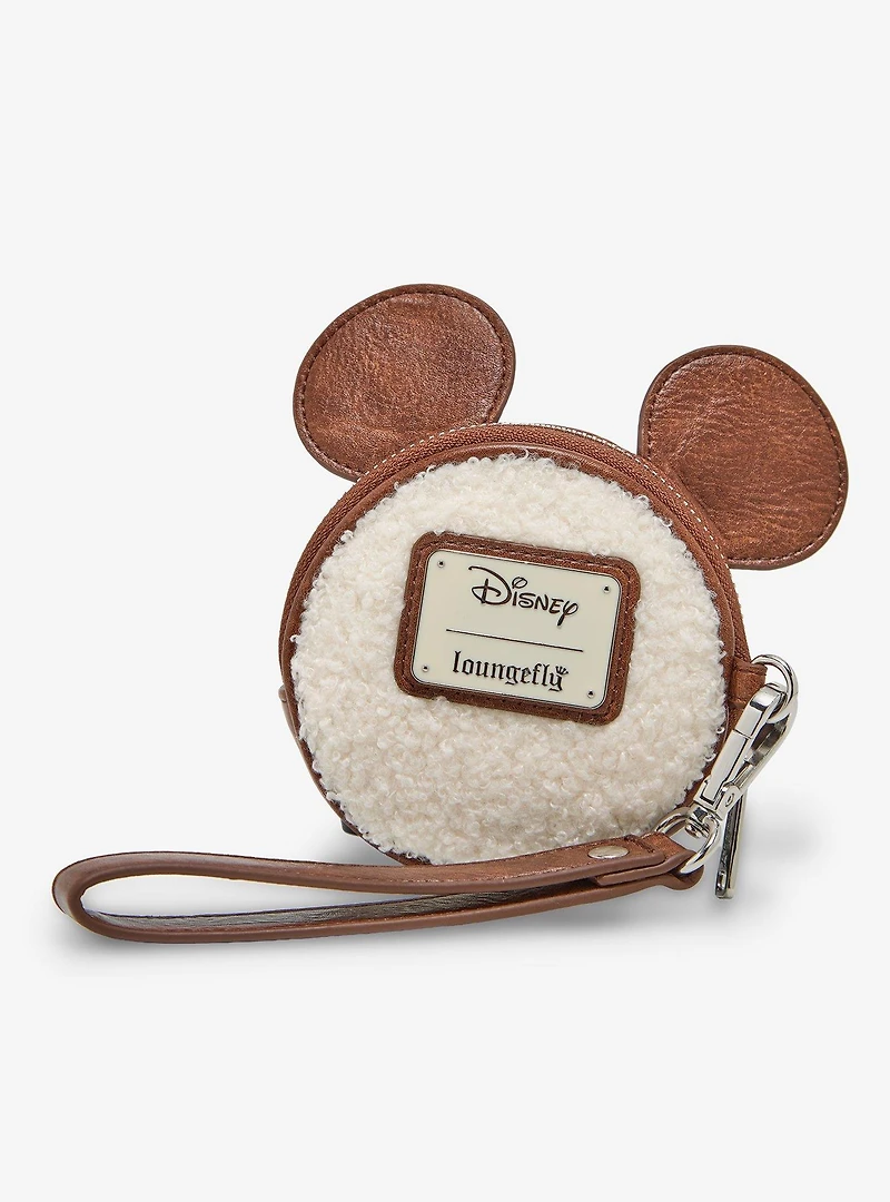 Loungefly Disney Mickey Mouse Sherpa Figural Coin Purse - BoxLuch Exclusive