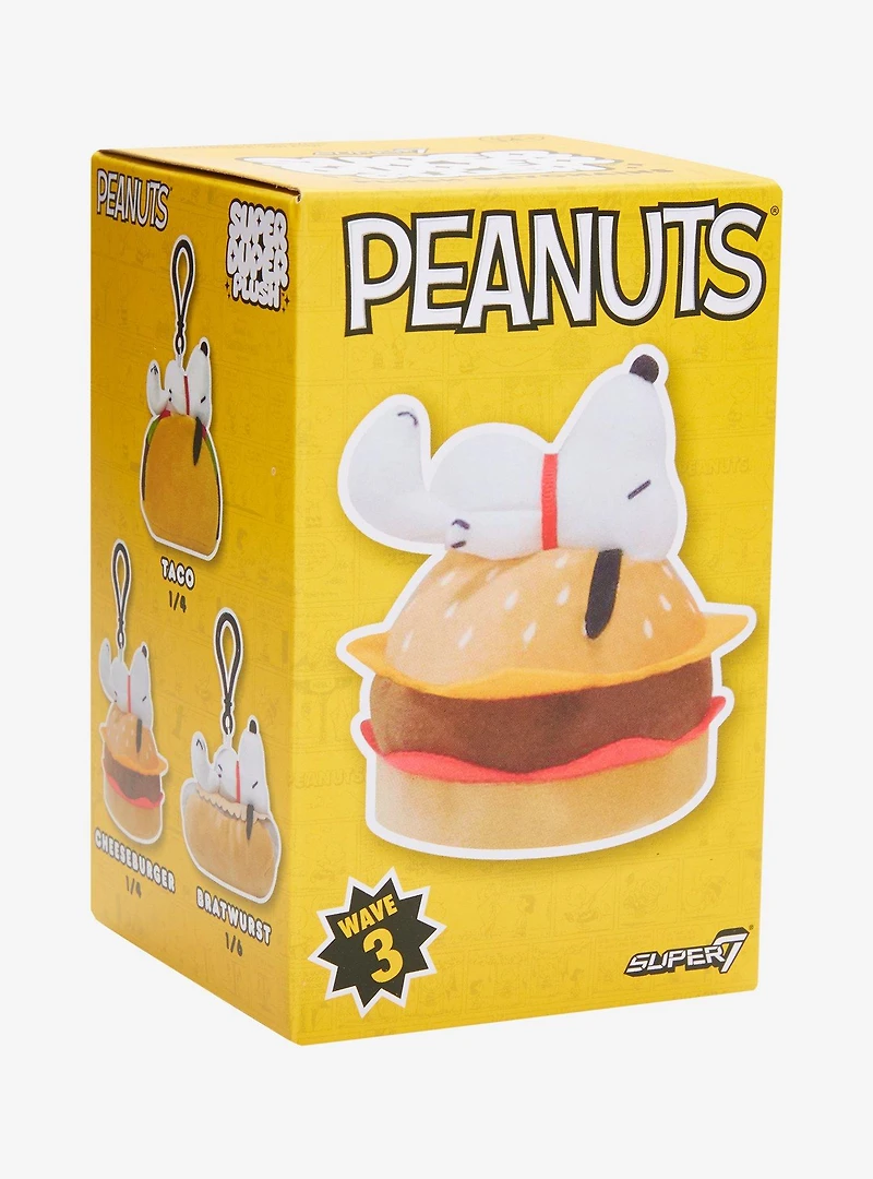 Peanuts x Super7 Food Wave 3 Blind Box Plush Bag Clip