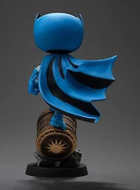 Iron Studios DC Comics MiniCo Batman on Bat-Signal (Blue Variant) Figure