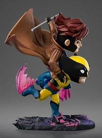 Iron Studios Marvel X-Men '97 MiniCo Wolverine and Gambit Figure