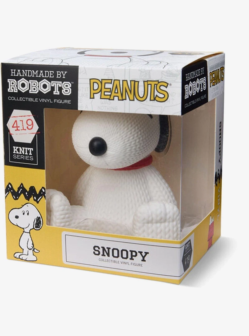 Handmade By Robots Peanuts Knit Series Snoopy Vinyl Figure