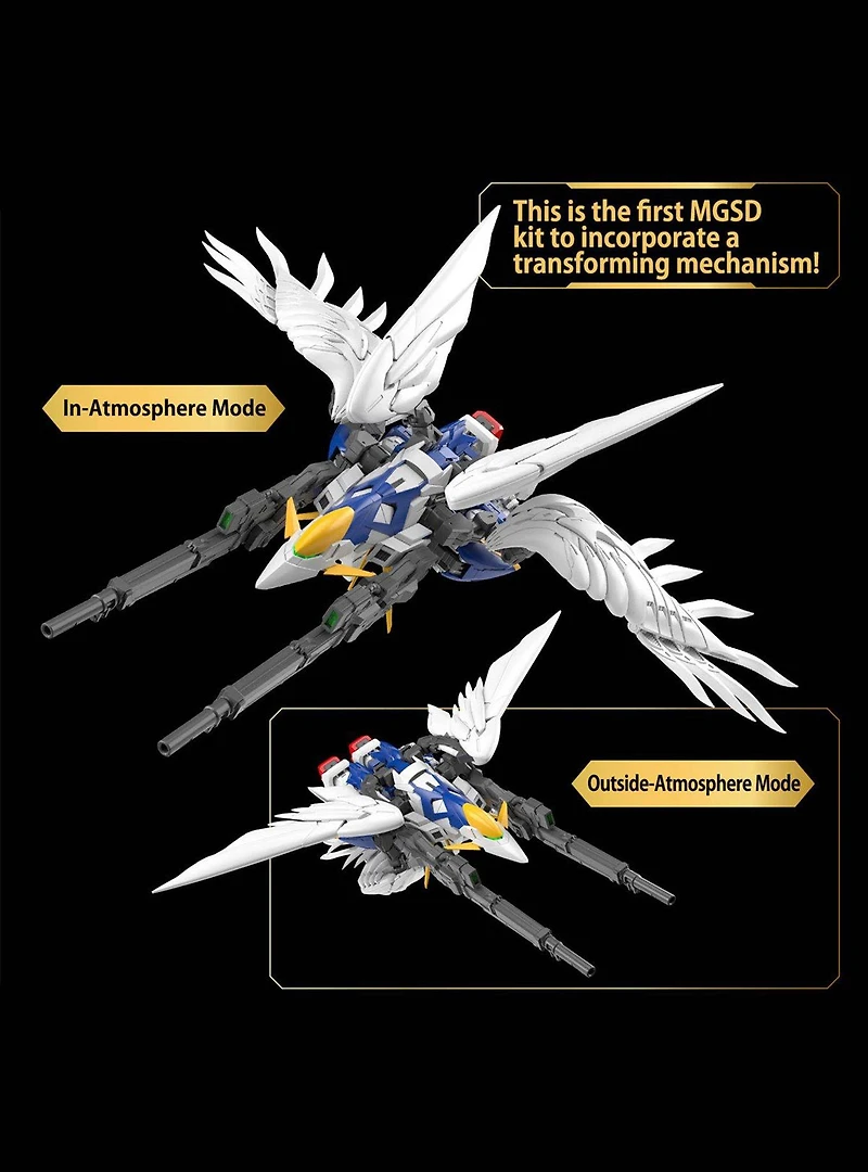 Mobile Suit Gundam Wing: Endless Waltz Wing Gundam Zero EW Master Grade SD MGSD Model Kit