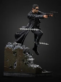 Iron Studios The Matrix Battle Diorama Series Neo Art Scale Figure