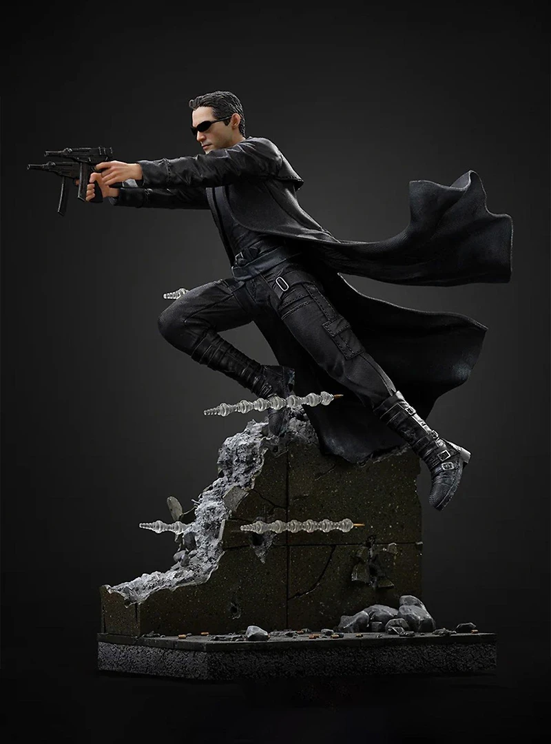 Iron Studios The Matrix Battle Diorama Series Neo Art Scale Figure