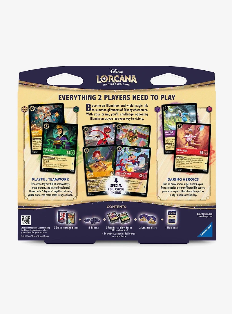 Disney Lorcana Trading Card Game: Wilds Unknown 2 Player Starter Set