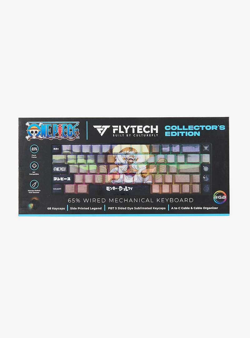 One Piece Monkey D. Luffy Wired Mechanical Keyboard - BoxLunch Exclusive
