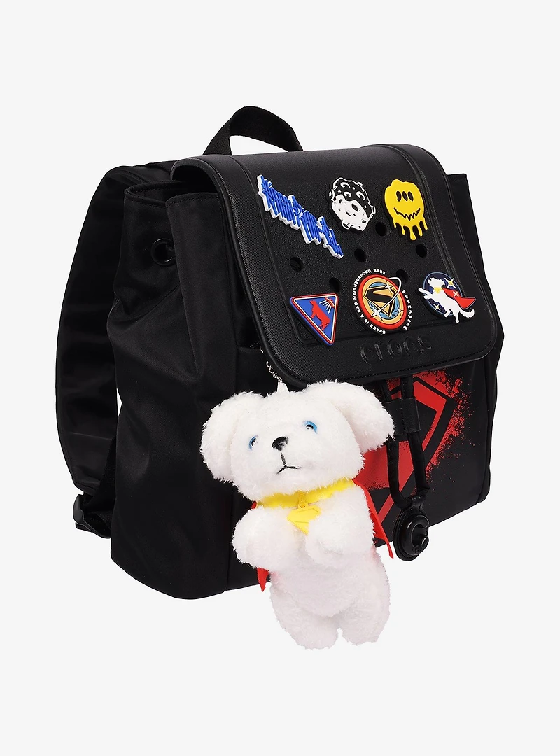 DC Studios Supergirl x Crocs Mini Backpack with Krypto Plush Charm and Jibbitz