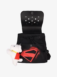 DC Studios Supergirl x Crocs Mini Backpack with Krypto Plush Charm and Jibbitz