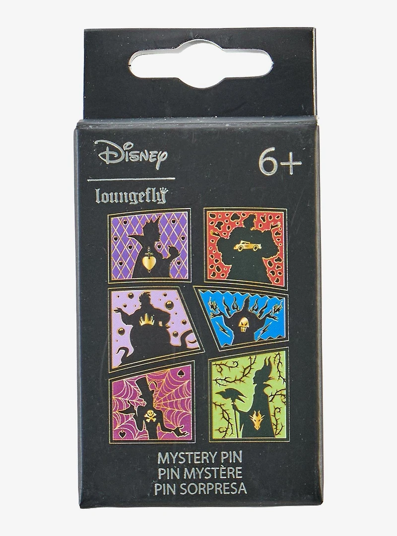 Loungefly Disney Villains Silhouette Blind Box Puzzle Enamel Pin - BoxLunch Exclusive