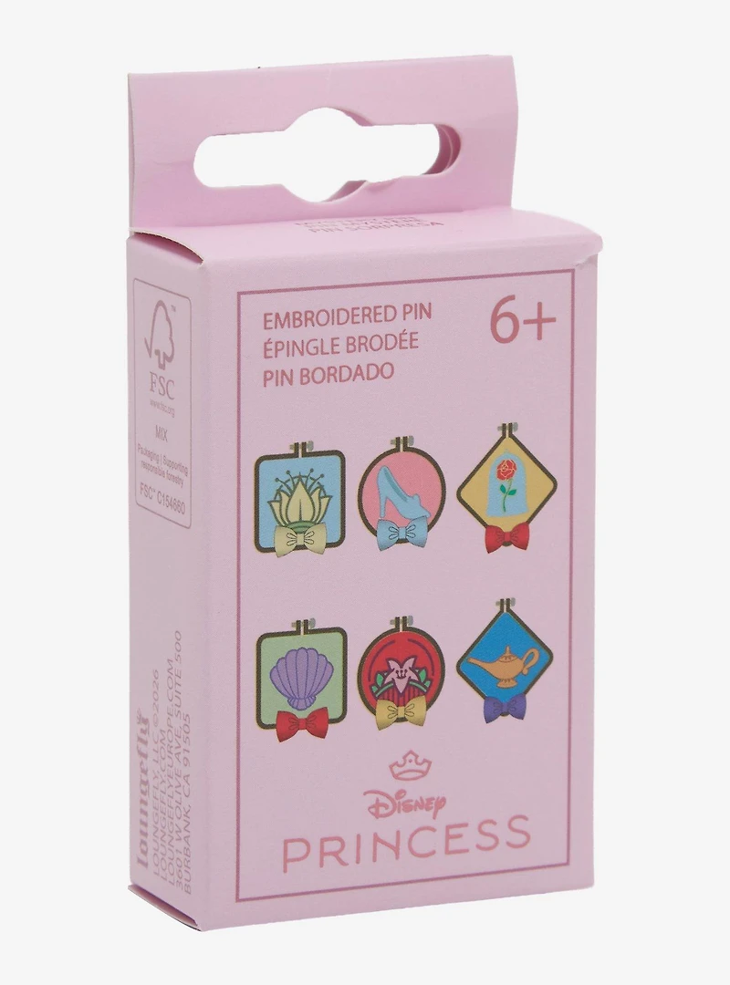 Loungefly Disney Princess Cross Stitch Blind Box Enamel Pin - BoxLunch Exclusive