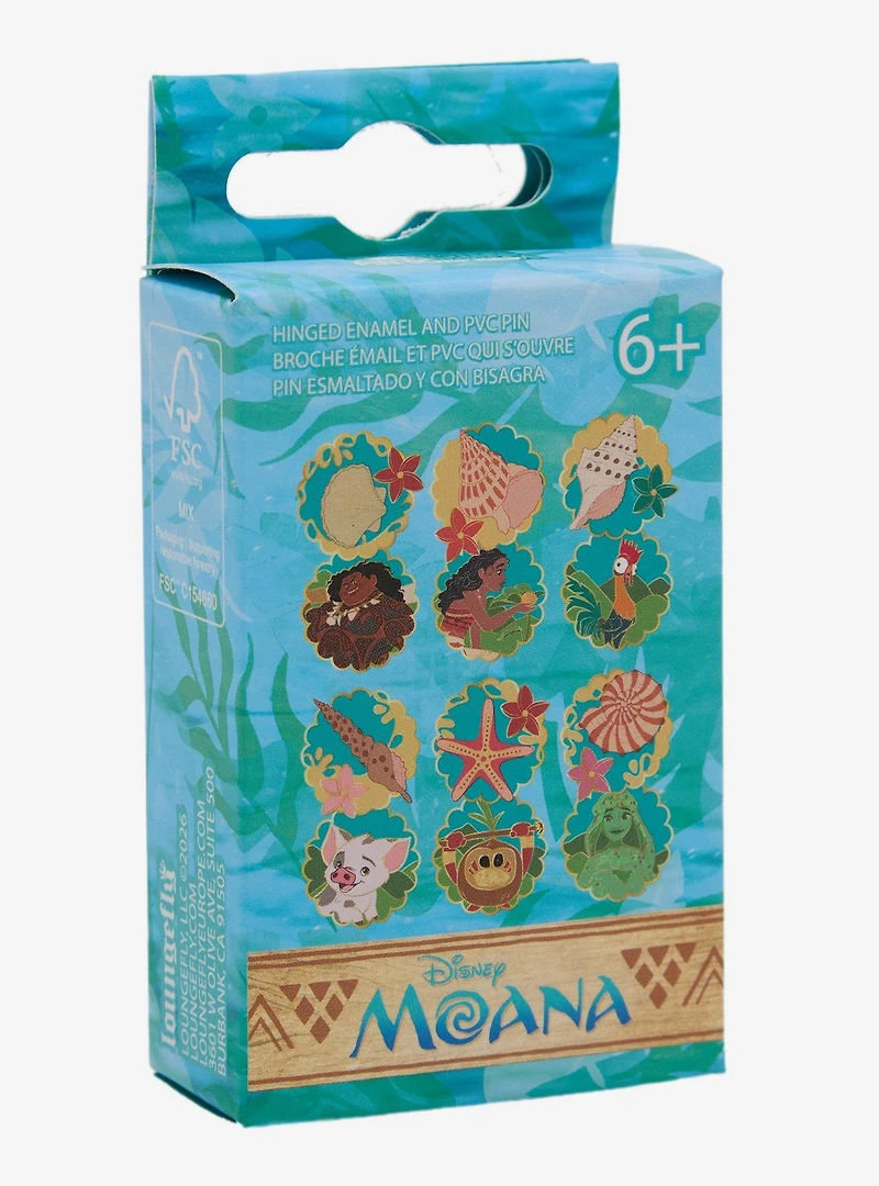 Loungefly Disney Moana Seashell Hinged Blind Box Enamel Pin - BoxLunch Exclusive