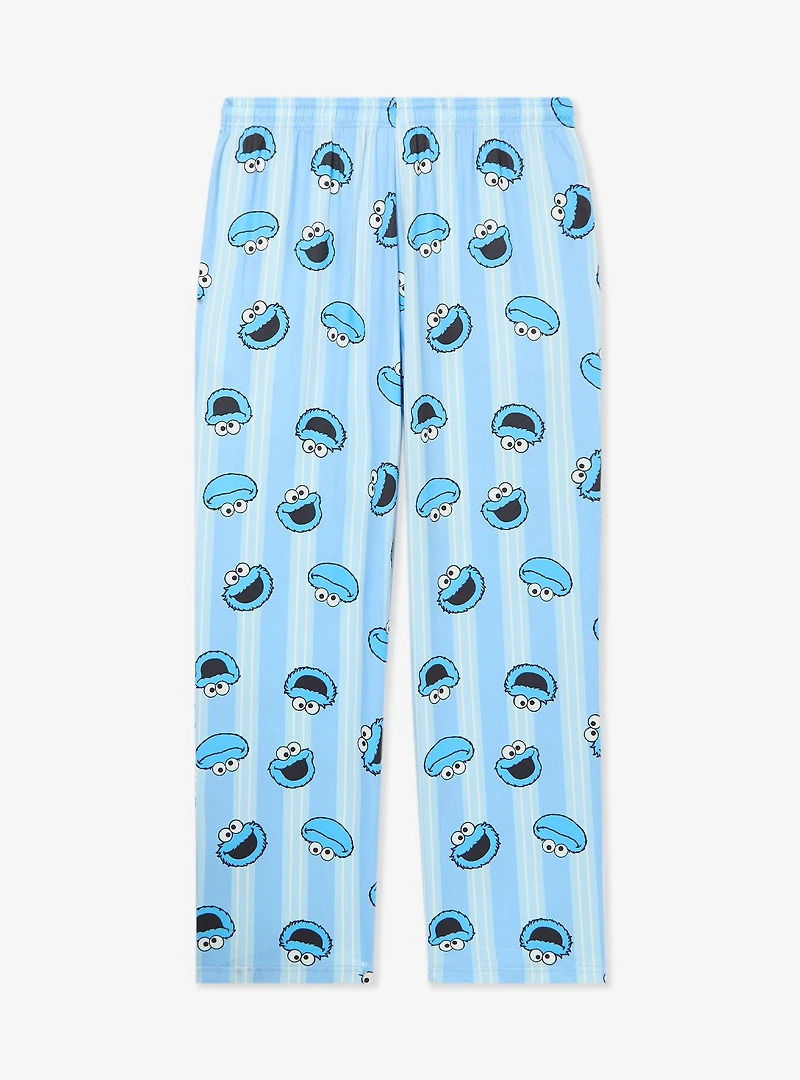 Sesame Street Cookie Monster Striped Sleep Pants - BoxLunch Exclusive