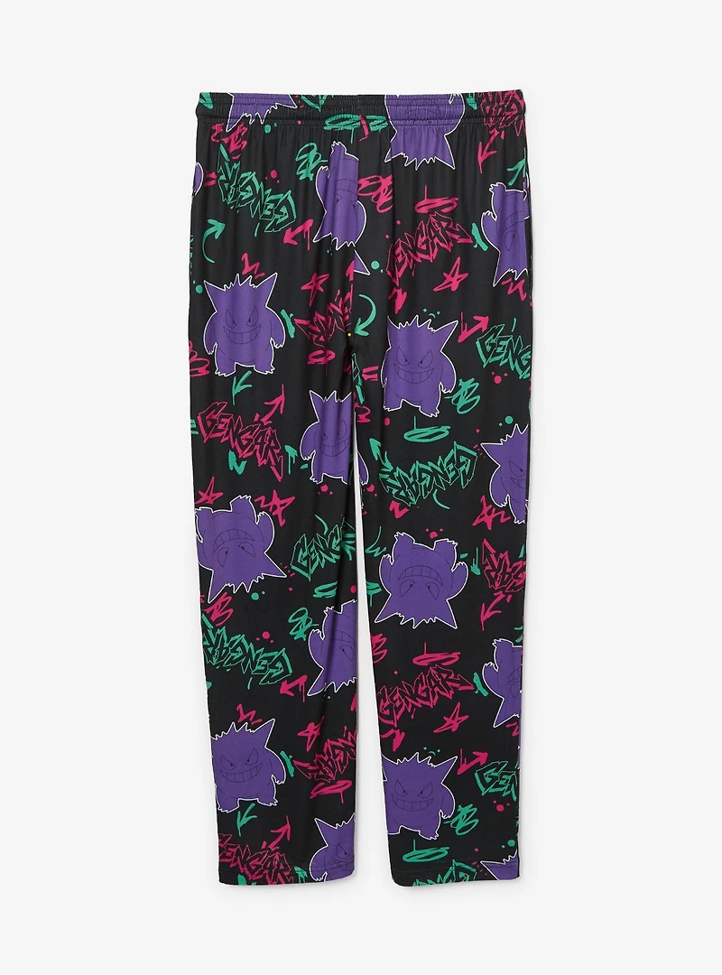 Pokémon Gengar Graffiti Allover Print Sleep Pants - BoxLunch Exclusive
