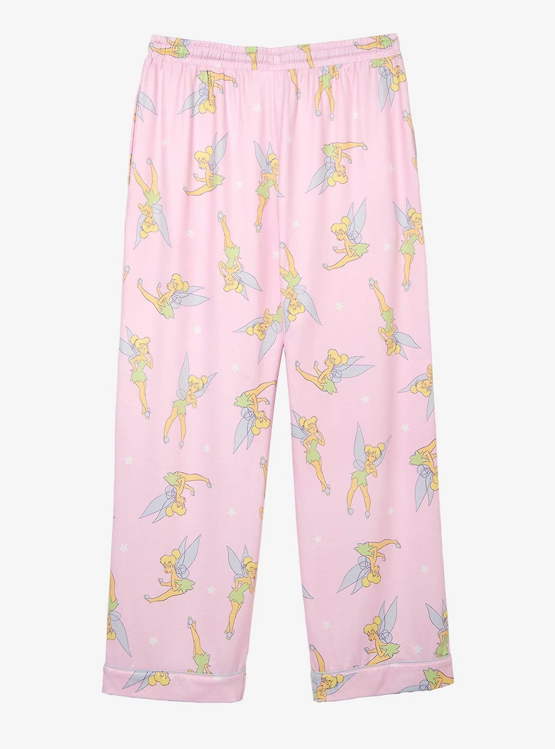 Disney Peter Pan Tinker Bell Allover Print Women's Plus Sleep Pants - BoxLunch Exclusive