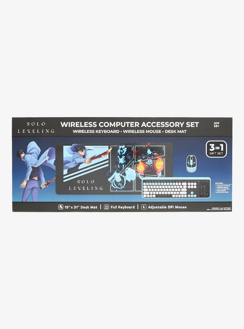 Solo Leveling Sung Jinwoo Wireless Computer Accessory Set - BoxLunch Exclusive