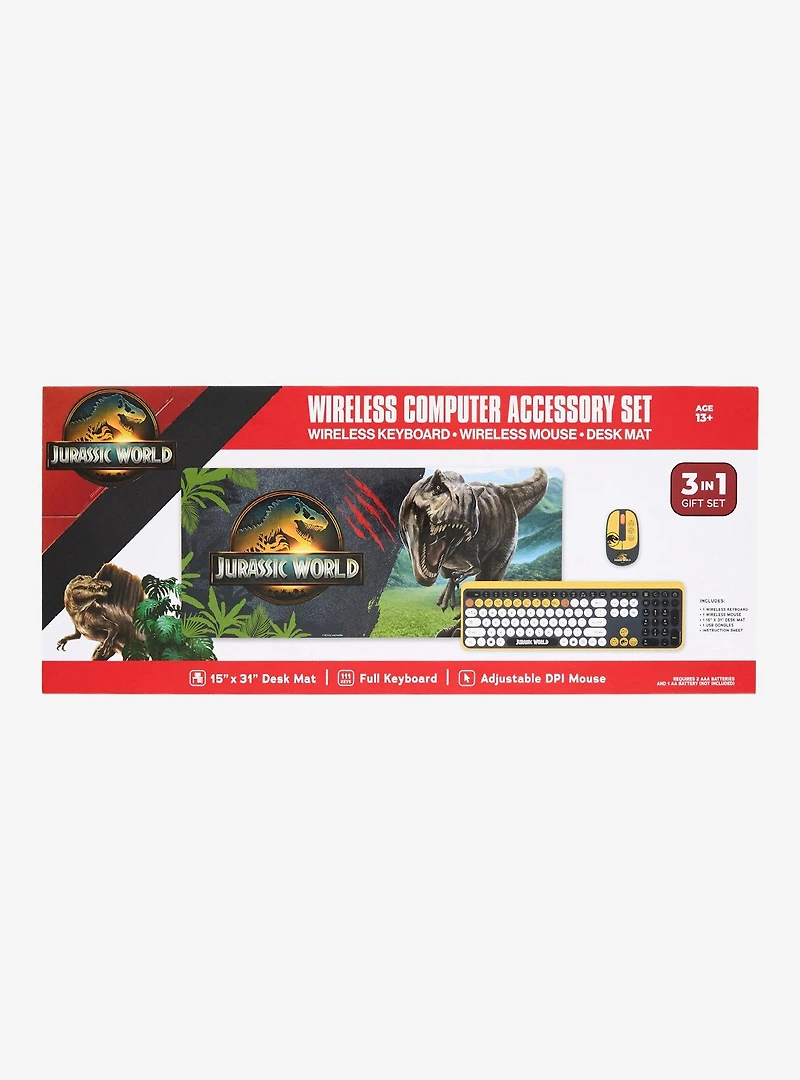 Jurassic World T-Rex Wireless Computer Accessory Set - BoxLunch Exclusive