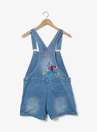 Disney Mickey Mouse & Friends Americana Women's Short Overalls - BoxLunch Exclusive