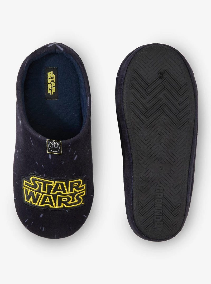 Star Wars Logo Slippers - BoxLunch Exclusive