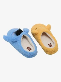 Disney Winnie the Pooh Eeyore & Bear Sherpa Slippers - BoxLunch Exclusive