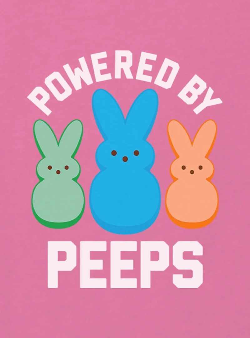 Peeps Powered By Youth Girls Boxy Crop T-Shirt