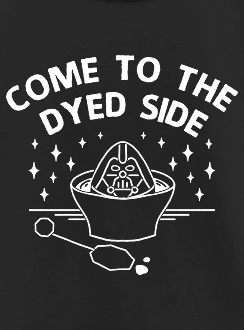 Star Wars Come To The Dyed Side Darth Vader Egg Youth Girls T-Shirt
