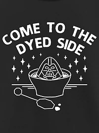 Star Wars Come To The Dyed Side Darth Vader Egg Youth Girls T-Shirt