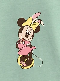 Disney Minnie Mouse Easter Bunny Youth Girls T-Shirt