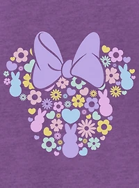 Disney Minnie Mouse Ears & Bunnies Youth Girls T-Shirt