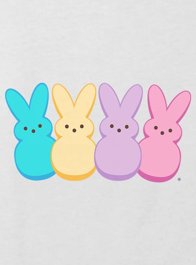 Peeps Squad Of Four Youth Girls Boxy Crop T-Shirt