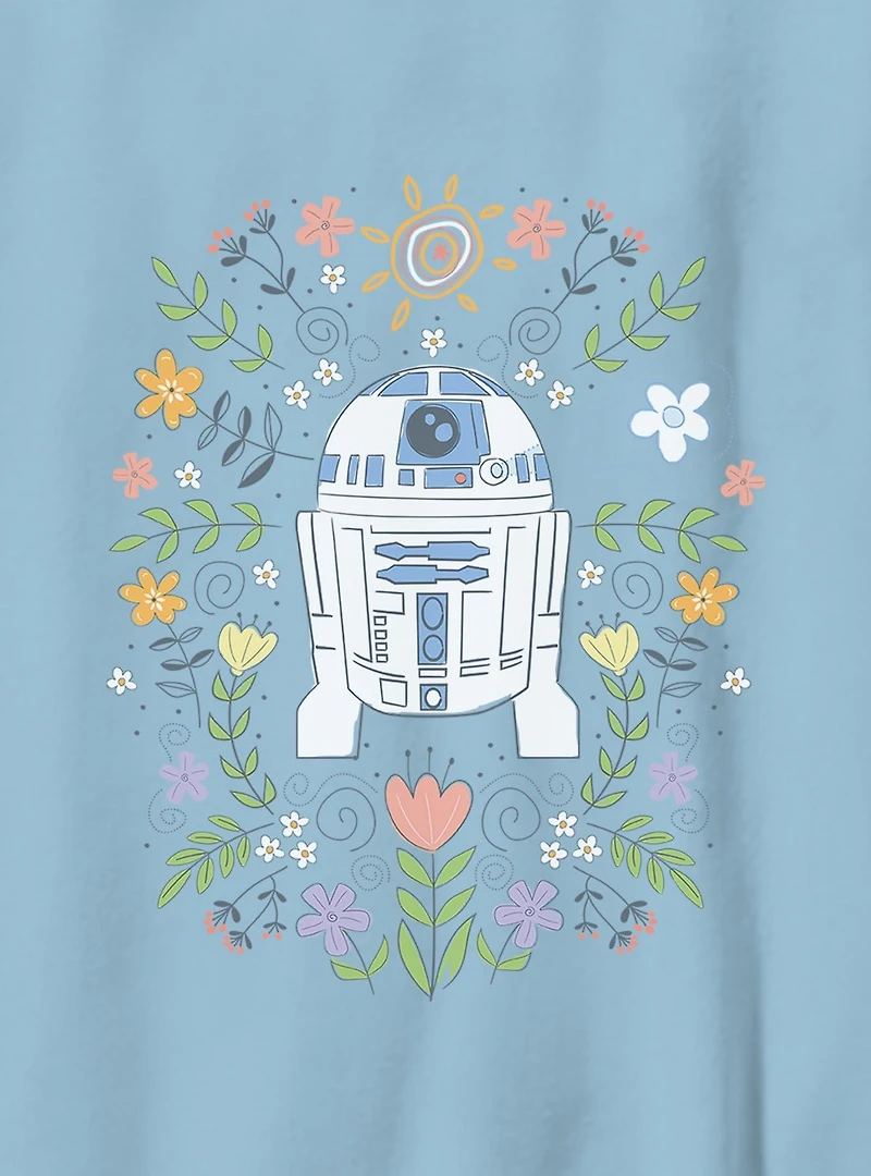 Star Wars R2 Floral Spring Youth T-Shirt
