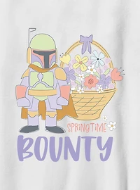 Star Wars Spring Time Bounty Boba Fett Youth T-Shirt