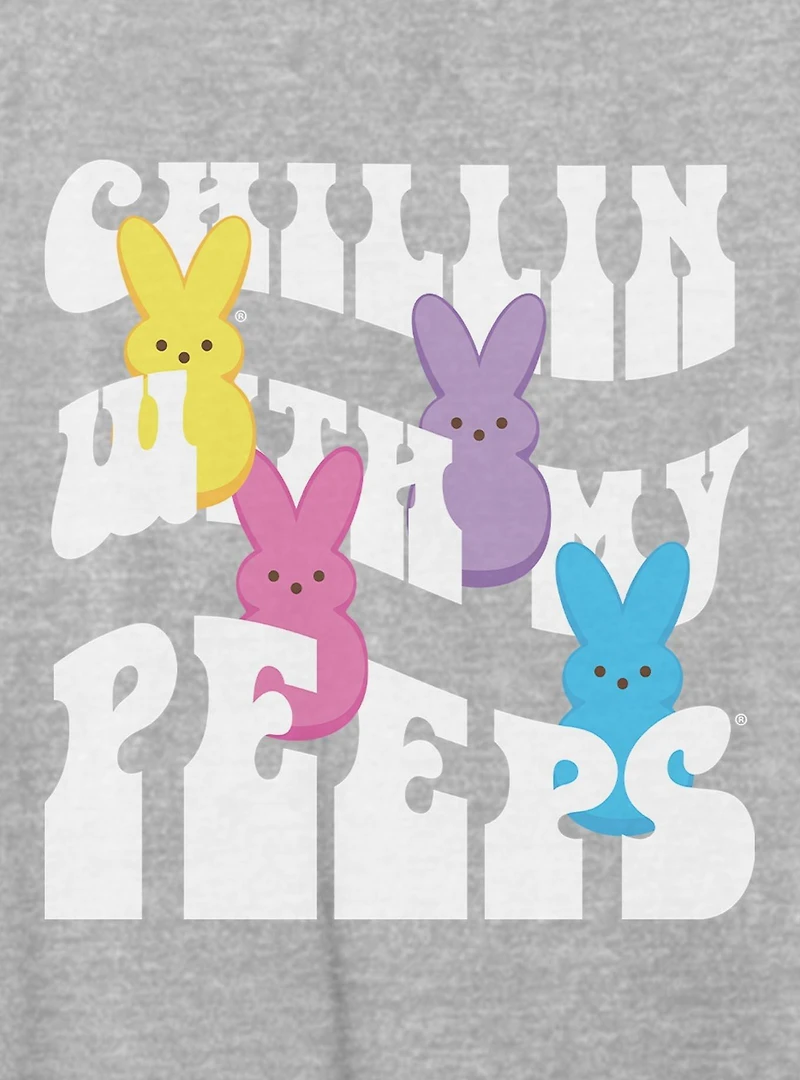 Peeps Chillin With My Womens Oversized T-Shirt