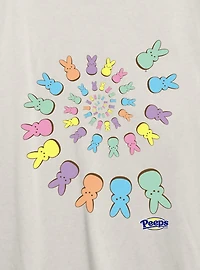 Peeps Spiraling Womens Oversized T-Shirt