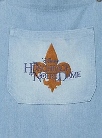 Disney The Hunchback of Notre Dame Characters Patchwork Women's Overalls - BoxLunch Exclusive