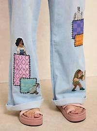 Disney The Hunchback of Notre Dame Characters Patchwork Women's Overalls - BoxLunch Exclusive