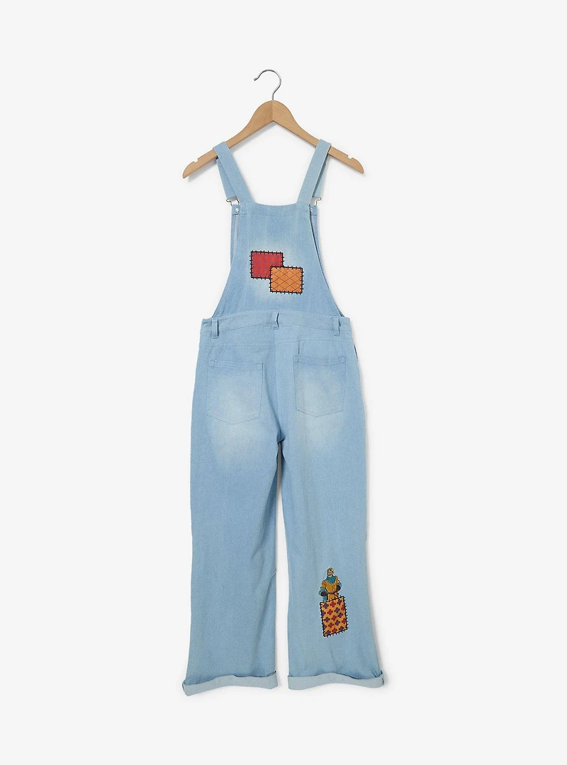 Disney The Hunchback of Notre Dame Characters Patchwork Women's Plus Overalls - BoxLunch Exclusive