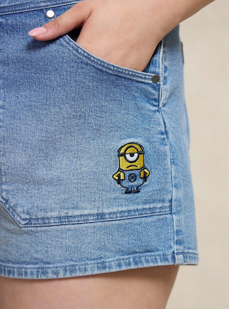 Minions Banana Women's Plus Short Overalls — BoxLunch Exclusive