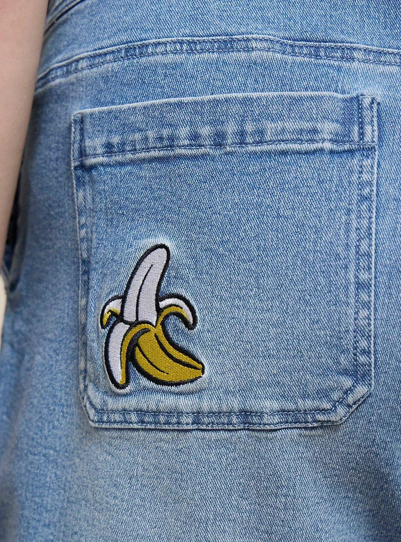 Minions Banana Women's Plus Short Overalls — BoxLunch Exclusive