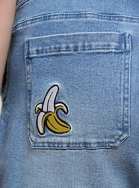 Minions Banana Women's Plus Short Overalls — BoxLunch Exclusive