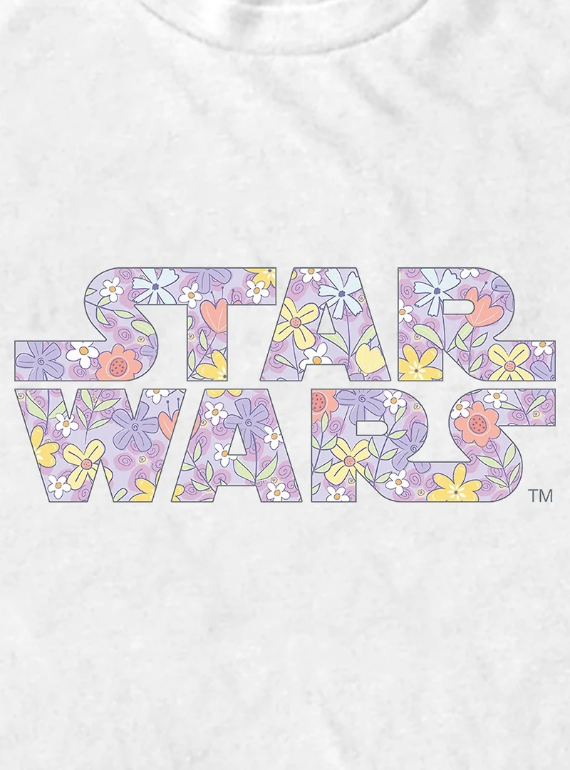 Star Wars Spring Flower Logo T-Shirt