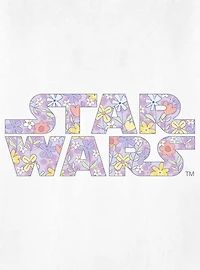 Star Wars Spring Flower Logo Womens T-Shirt