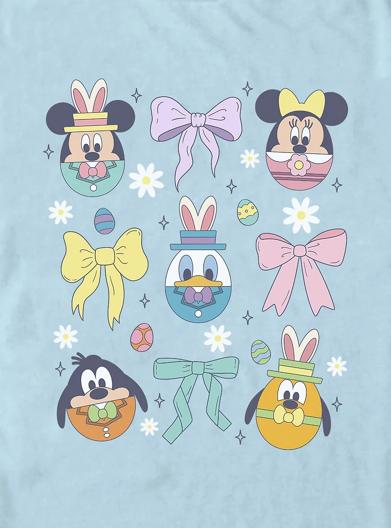 Disney Mickey Mouse & Friends Bows Egg Heads T-Shirt