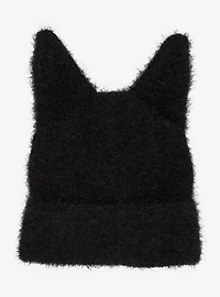 Studio Ghibli® Kiki's Delivery Service Jiji Figural Fuzzy Knit Beanie - BoxLunch Exclusive