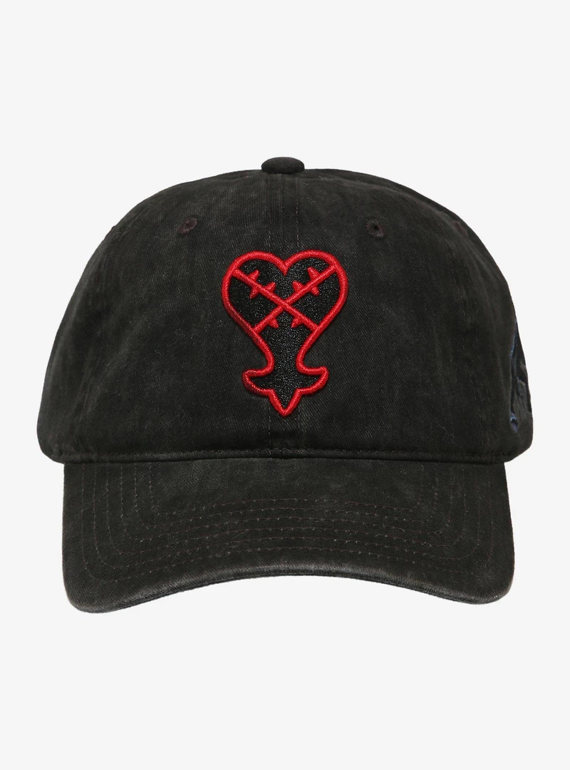 Disney Kingdom Hearts Heartless Logo Ball Cap - BoxLunch Exclusive