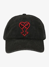 Disney Kingdom Hearts Heartless Logo Ball Cap - BoxLunch Exclusive