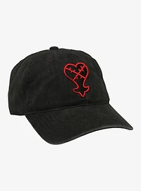 Disney Kingdom Hearts Heartless Logo Ball Cap - BoxLunch Exclusive