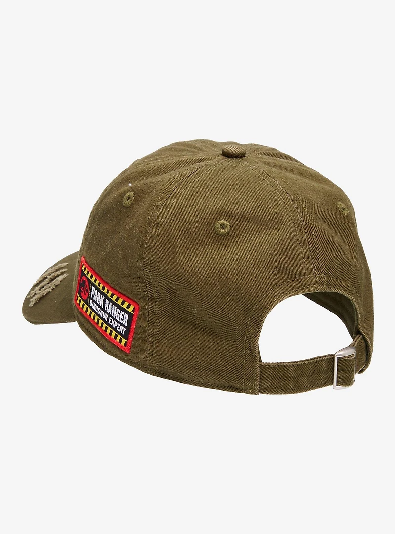 Jurassic Park Logo Patches Ball Cap - BoxLunch Exclusive