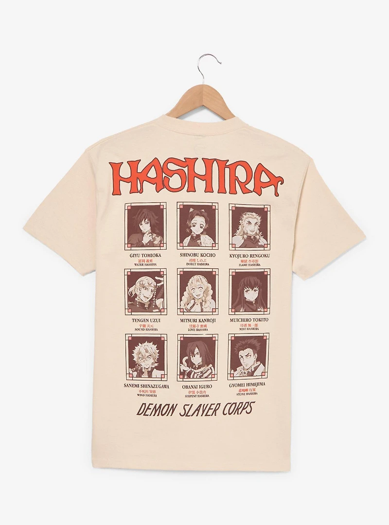 Demon Slayer: Kimetsu no Yaiba Hashira Headhsots T-Shirt - BoxLunch Exclusive